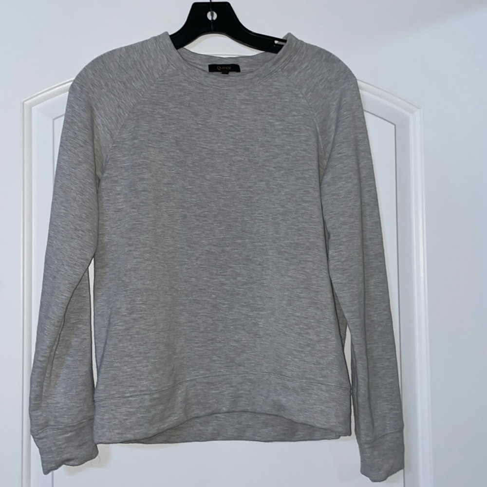 Quince supersoft fleece crew